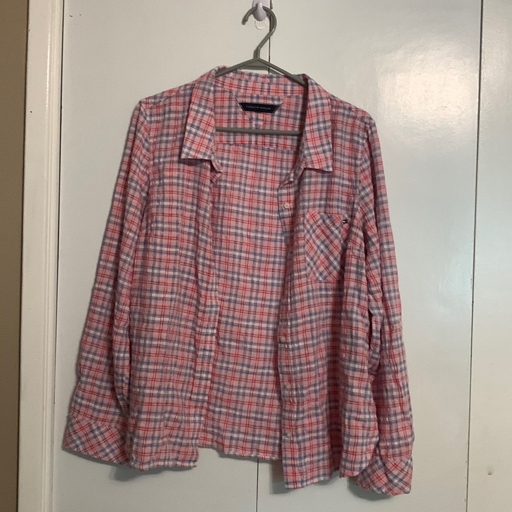 Tommy Hilfiger play button up